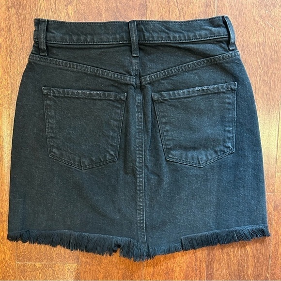 J Brand Black “Jules” Denim Mini Skirt, Size 4 - Picture 12 of 16